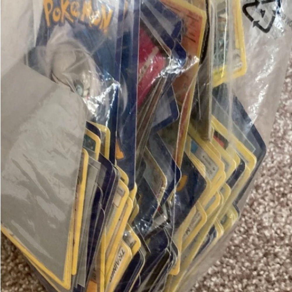 Big bag of Pokémon cards